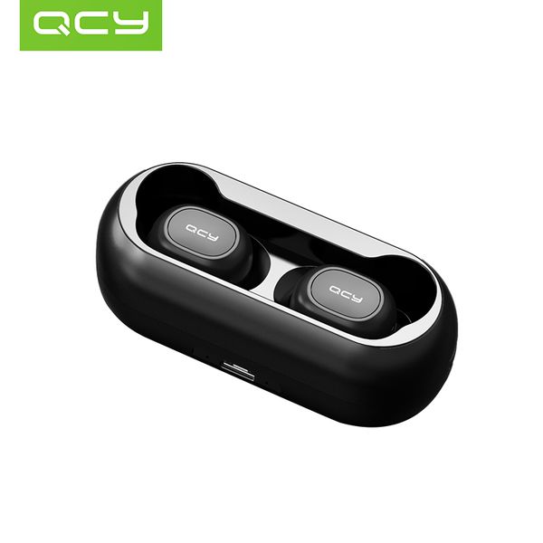 

qcy t1c new беспроводные наушники mini dual bluetooth v5.0 наушники 3d стерео звук с app на заказ