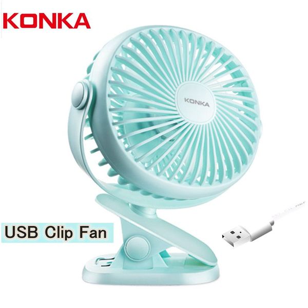 

konka электрический вентилятор usb мини портативный малый вентилятор охлаждения клип usb charging вентилятор настольный компьютер воздушный