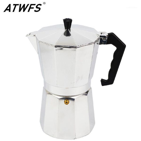 

coffee roasters atwfs espresso pots 3/6/9/12 cups aluminum moka pot maker cup1