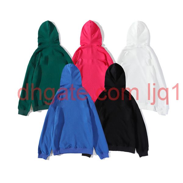 

men's hoodies mens luxury hoodie street hip hop cotton loose fit womens luxury hoodie sweatshirt q01, Black