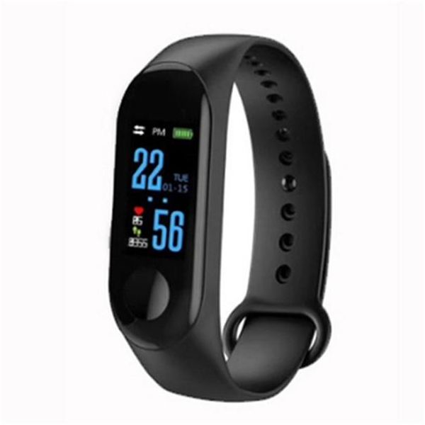 

smart bracelet m3 heart rate blood pressure monitor pulse wristband fitness oled tracker watch for ios android phone wmtaqg xhlove