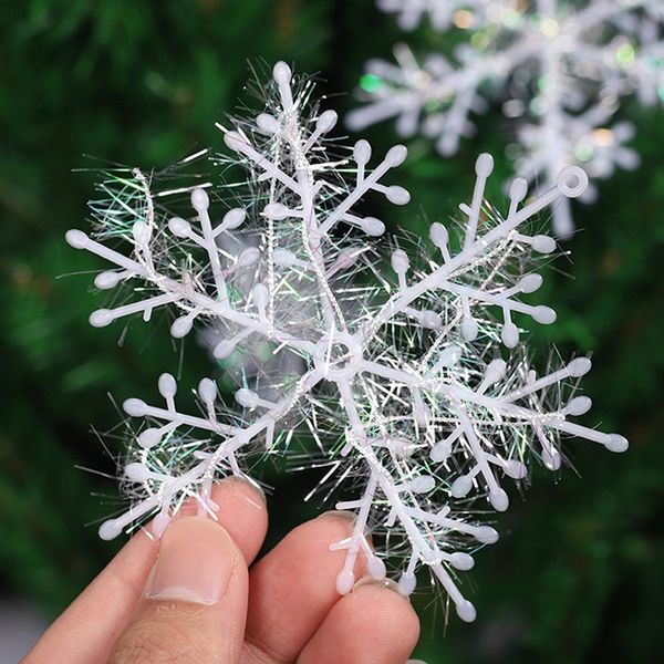 

3pcs christmas tree decorations snowflakes chirstmas decor for home 6/8/11/15/18/22/28cm xmas ornaments navidad new year 2020