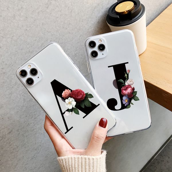 

буква алфавита очистить телефон 11pro 11 pro xs max xr x 6 6s 7 8 plus se2 силикона tpu капа для iphone se 2020 case