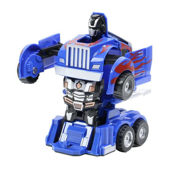 

children's one-click deformation toys king kong kid boy car inertial deformation car robot toy for kid