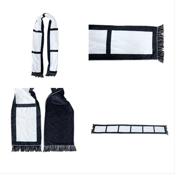 

blank sublimation printed scarf white& black plaid tassels winter thremal heat scarves kids panel plaids diy double layers f110502, Red;brown