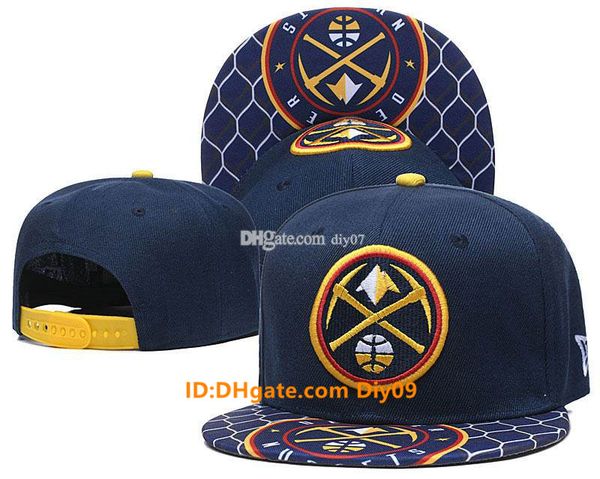 

2021 fashion denver nuggets classic hats snapback caps leisure baseball cap for men women snapbacks caps brands hip sun hat, Blue;gray