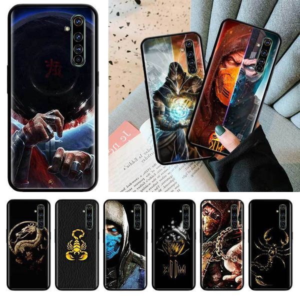 

mortal kombat black tpu capa for realme 6 6i 5 5i c3 xt x2 pro x50 5g narzo 10 10a cases sac soft phone shell