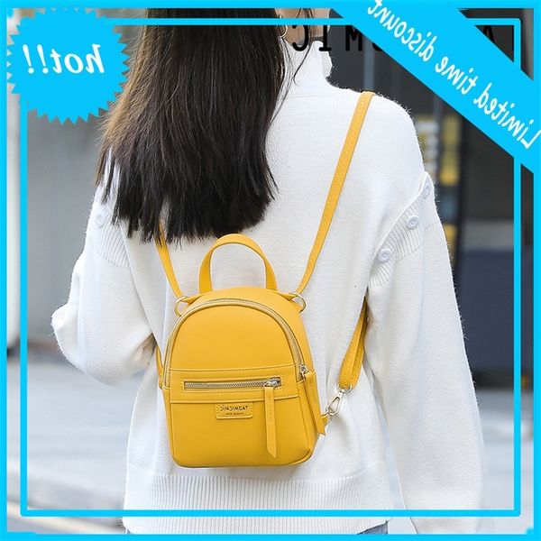 

yueqiankai new trend slung one shoulder bag leisure mini women's backpack at the beginning of school season