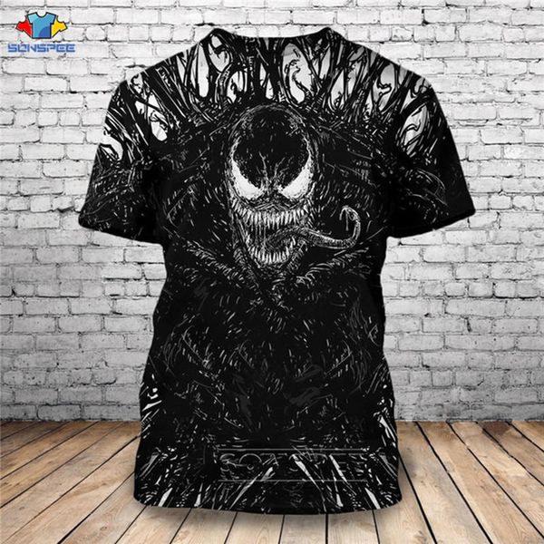 

venom unique men d84 3d print shirts anime horror humor men clothing