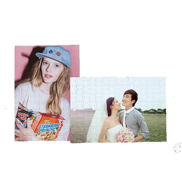 

sublimation puzzle a5 size diy sublimation blank puzzles white puzzle jigsaw 80pcs heat printing transfer handm jllhjq home003