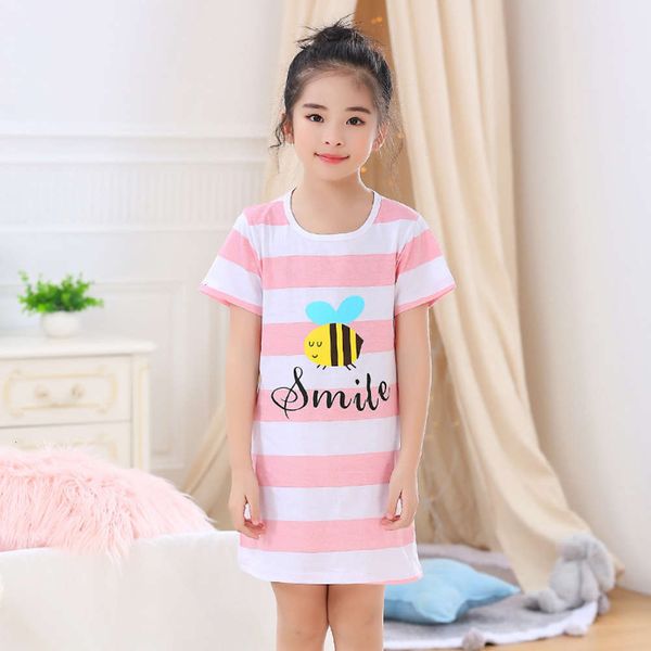 

and pajamas princs cotton autumn spring girls' middle school children's little girl parent child nightdrs one piece 86bd, Blue;red