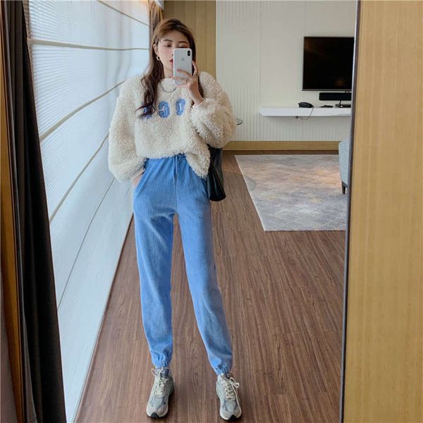 

sports leisure suit women's new style sweater in autumn and winter 2020, Gray