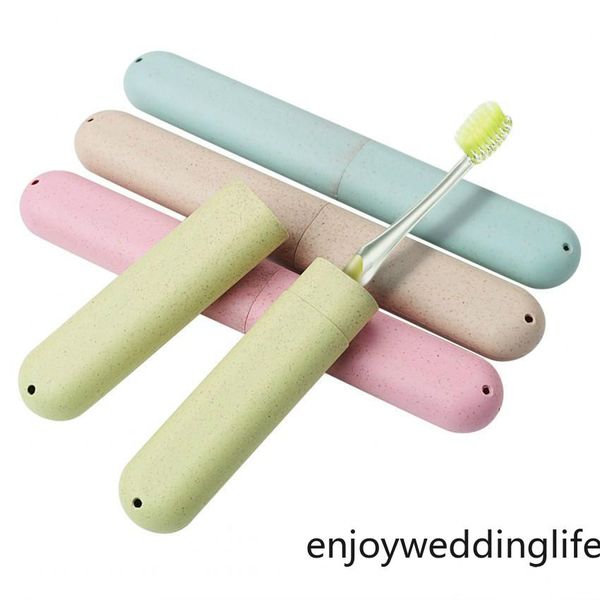 

travel accessories toothbrush tube cover case cap fashion plastic suitcase holder baggage boarding portable packing organizer