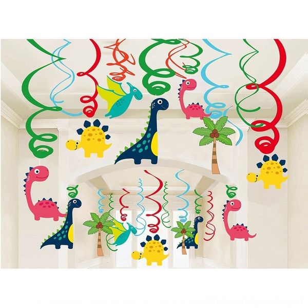 

zooh7 dinosaur theme layout pendant dressing dinosaur pendant hanging spin ceiling decoration children's room party party supplies lz2n