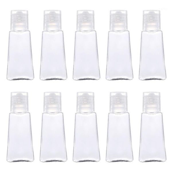 

20pcs/10pcs 30ml trapezoidal empty refillable bottles hand soap dispenser sanitizer bottles refillable container gel bottle1
