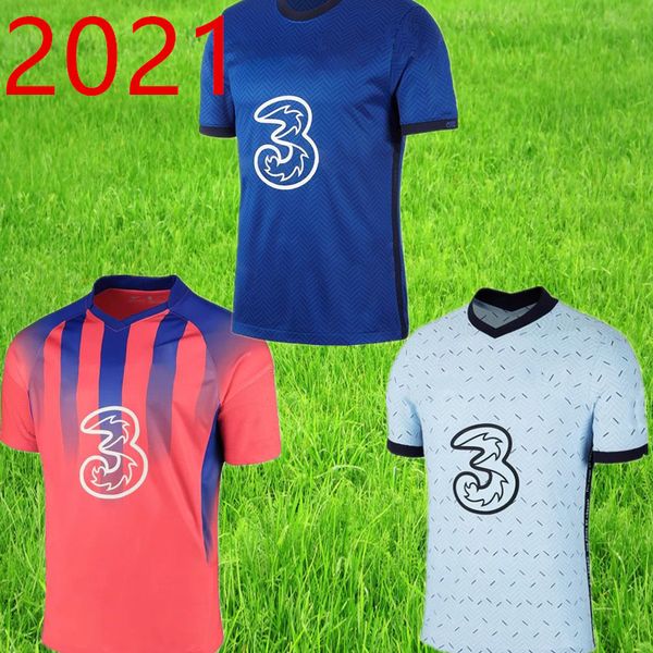 

thailand 20 21player werner havertz chilwell ziyech soccer jerseys 2020 2021 pulisic football shirts kante mount men kits jersey, Black;yellow