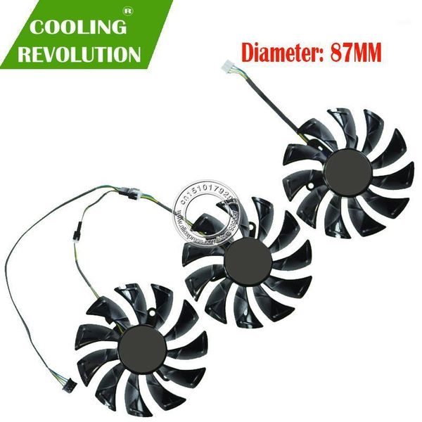 

3pcs/lot original ga92s2u dc12v 0.46a for zotac gaming geforce rtx 2080 amp graphics card cooling fan1