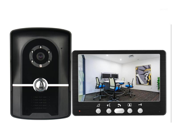 

video door phones 2021 arrival home security intercom system 7" phone 700tvl water proof ir camera1