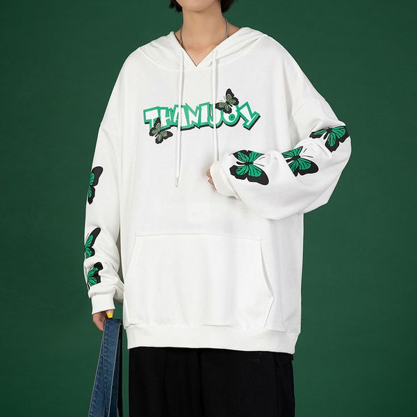 

2021 new department popular harajuku hoodies high street fashion sweatshirt all-match new jacket axad, Black