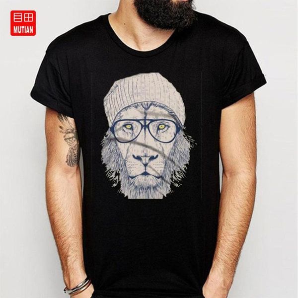 

cool lion t shirt1, White;black