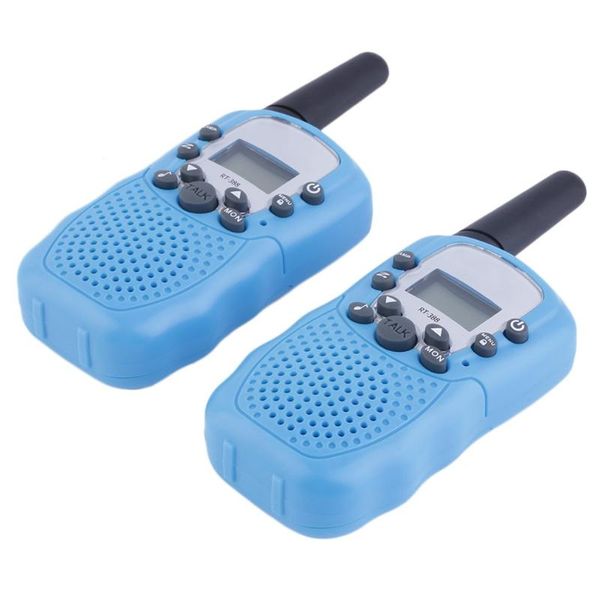 

2pcs rt-388 walkie talkie 0.5w 22ch two way радио для детей подарка детей крытый простой в использовании батареи питания