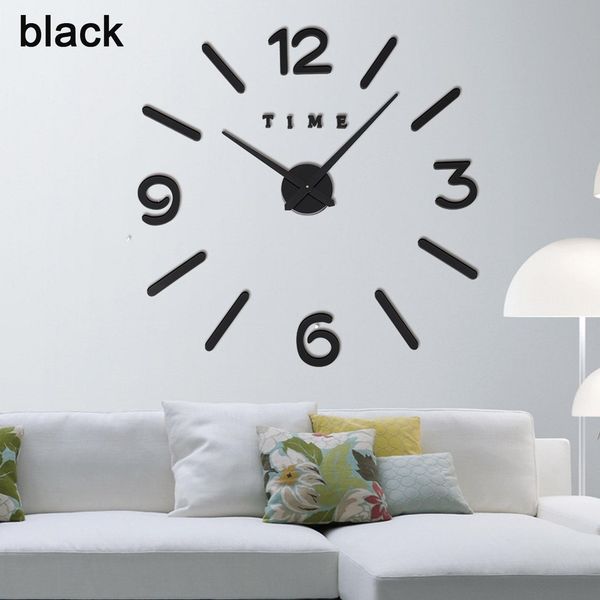 

3d luminous real big wall clock бросился зеркало наклейки diy гостиная home decor моды часы кварцевые большой jllojn ffshop2001