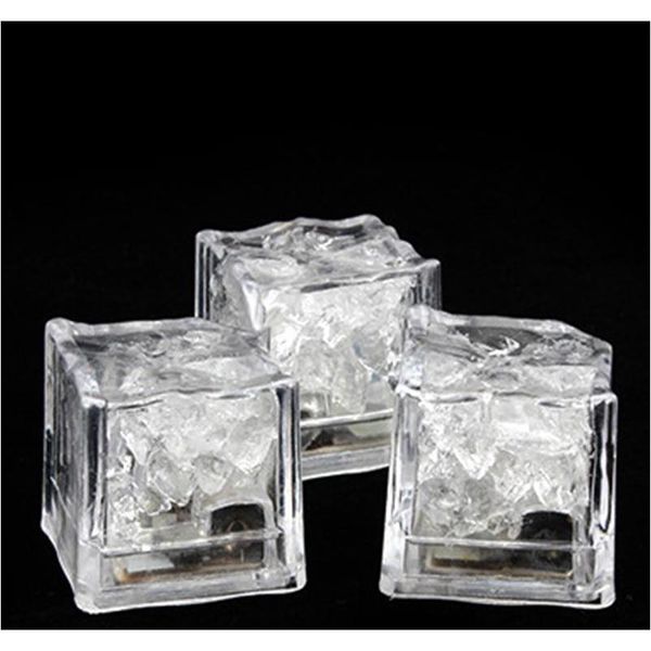 

flash led ice cubes light water-activated flash led luminous ice cube lights glowing induction wedding birthday bars wmtzdd homes2007
