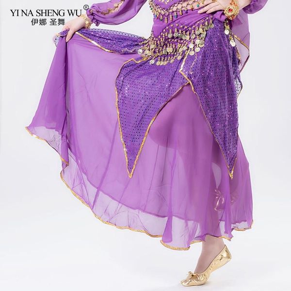 

girls belly dance costumes skirt 6 colors senior chiffon bellydance skirts for women grils belly dancing clothes skirt kids1, Black;red