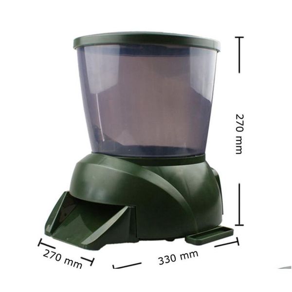 

large capacity digital matic fish feeder - 4l fish food pond aquarium holiday koi fe qylnny homes2011