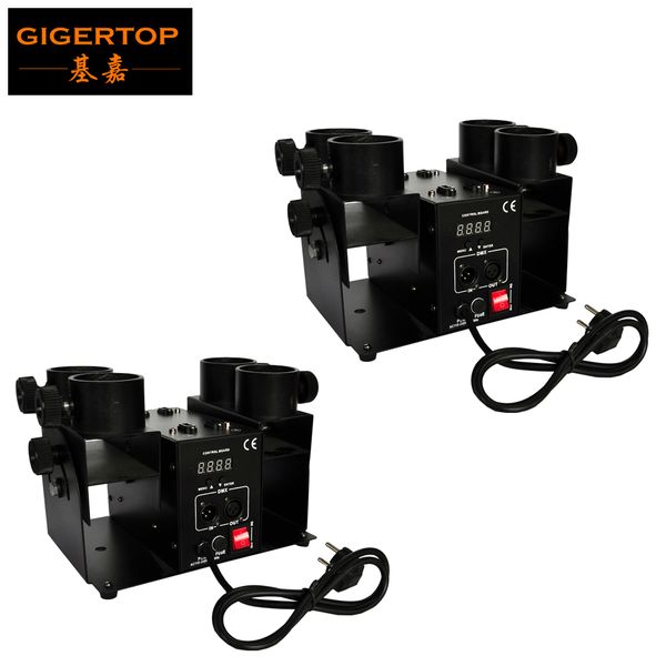 

hipping good quality 2pcs/lot 4 head confetti cannon machine spaper confetti machine for wedding party event show