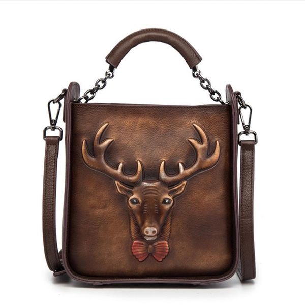 

2020 new woman bag designer casual women genuine leather handbags fashion women's shoulder messenger bags vintage