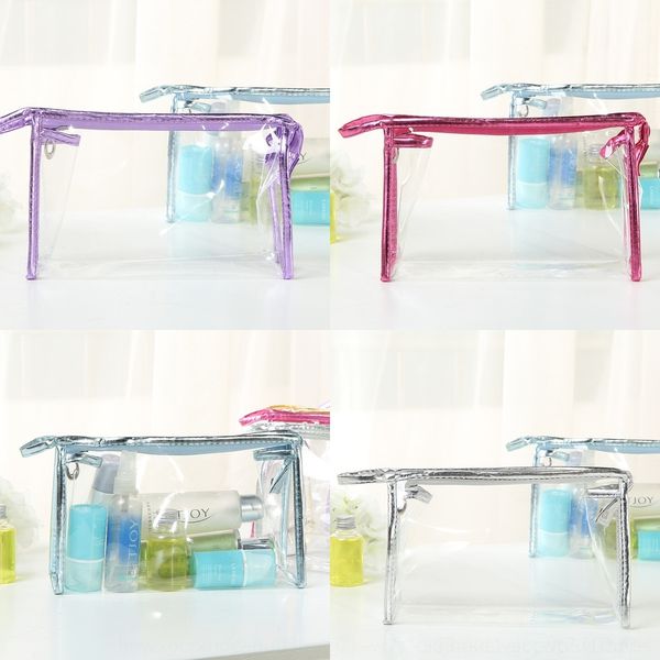 

1dq8f korean storage fashion cosmetics pvc bag storage finishing bag women travel waterproof wash transparent kmzkc