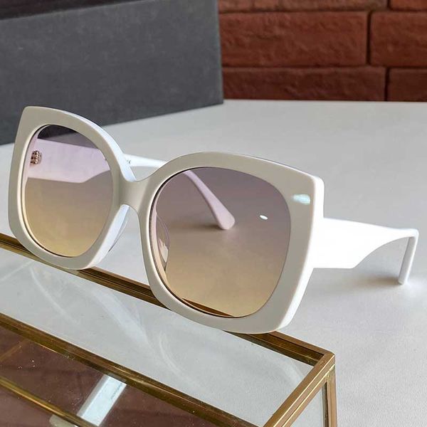 

high fashion frame glasses 2021 new woman cat eye charming sunglasses 4385 woman designer sunglasses uv400 protective, White;black