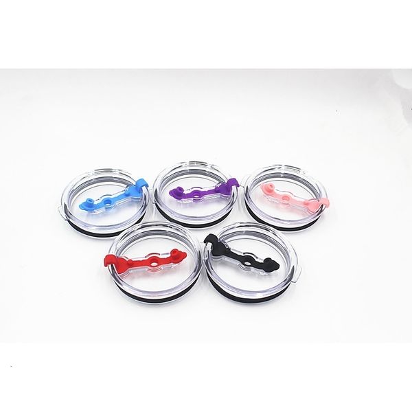 

mugs ounce cup lids straw silicone for lid cover 20 30 spill-proof plastic sealing covers cap free