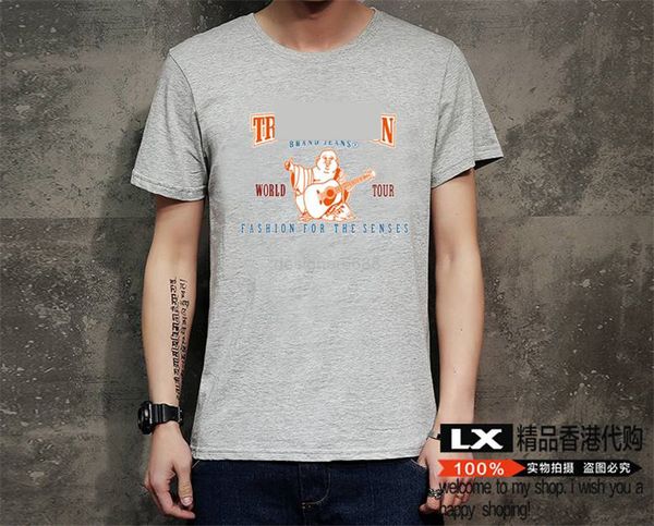 

hip hop summer apparel men's t shirt fashion big buddha t-shirt women clothing guitar black white tees, White;black