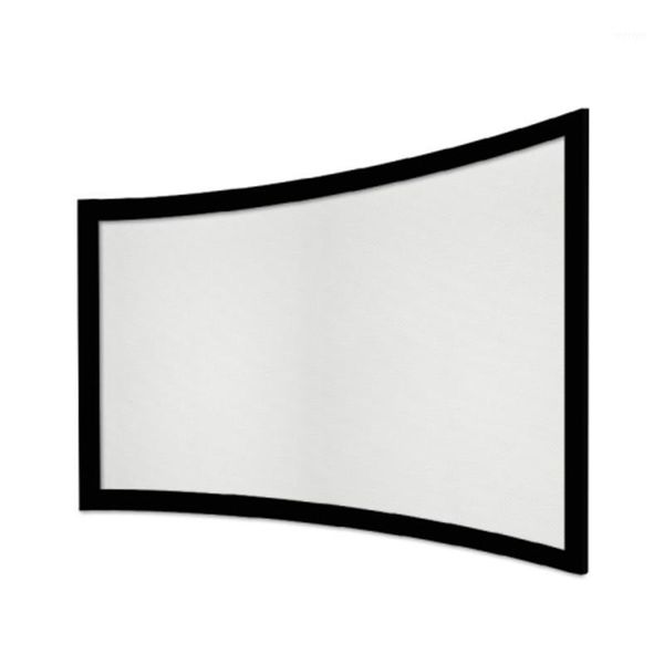 

projection screens fixed curved screen/fixed frame projector screen with cinema 2.35:1 home theater projectorÂ screen1