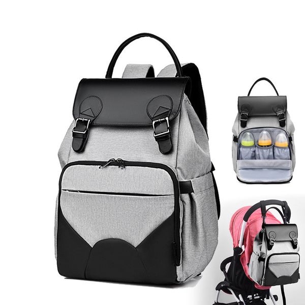 

2020 new waterproof diaper bag for mommy maternity nappy backpack stroller baby organizer nursing changing bag to care for mom lj201013