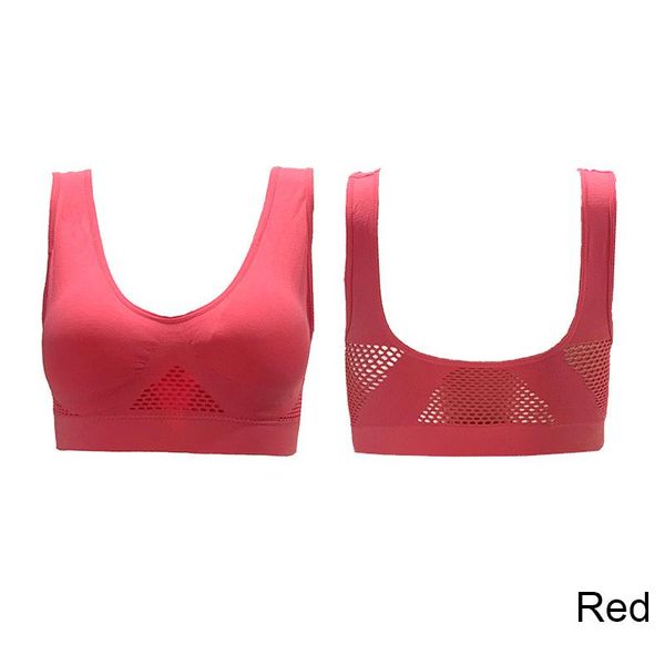 

спортивные бюстгальтеры дышащих женщины выдалбливают проложенный u назад спорт bra top s-2xl xxxl плюс размер центр бег фитнес йога спорт to