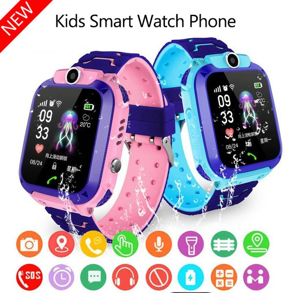 

z5 smart ip67 waterproof pedometer positioning two-way talking sleep monitoring multi-function children's watch, Golden;silver