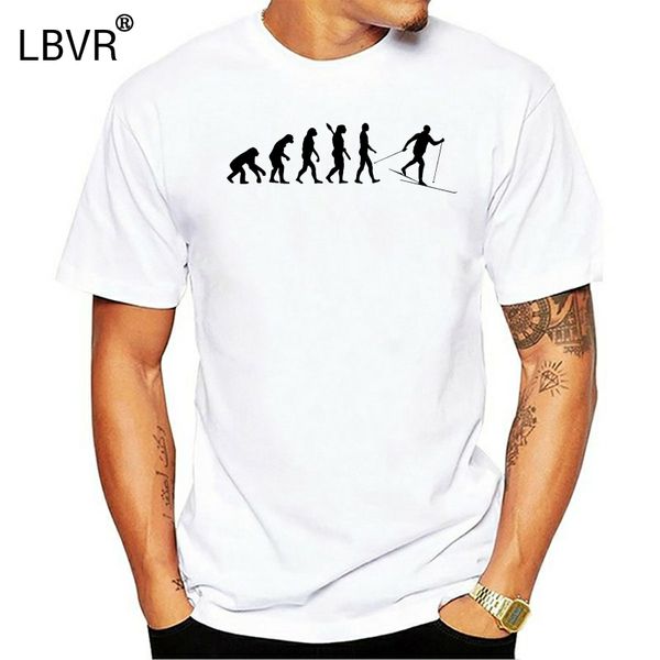 

cross country ski evolution nordic skiing biathlon funny new casual creative man's short sleeve sport hooded sweatshirt hoodie t shirt