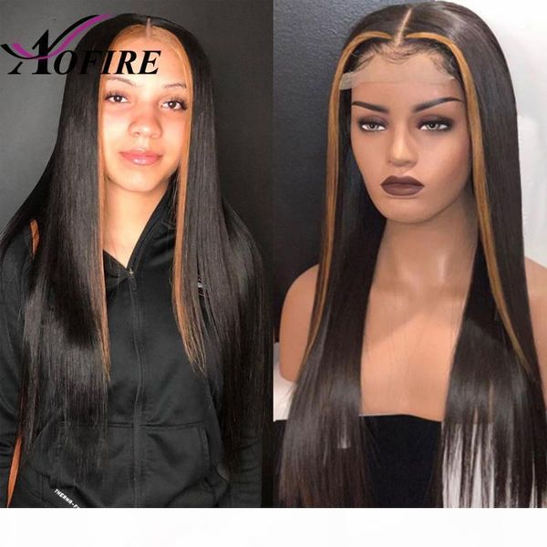 

180% blonde lace front wig human hair straight lace front wig human hair wigs for black women straight blonde, Black;brown