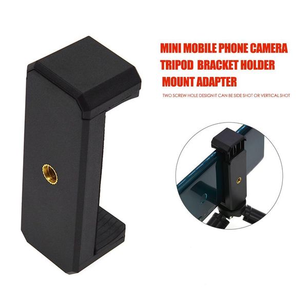 

mini mobile phone camera tripod stand clip bracket holder mount adapter mount adapter cell phone clipper holder wmtexr yyysports