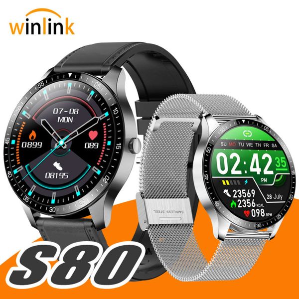 

micro s80 smart watch ultra thin sports busins heart rate blood prsure sleep monitoring call reminder screen touch