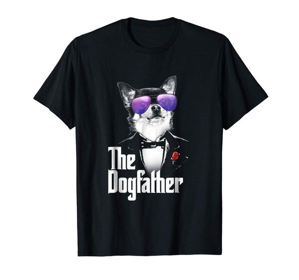 

the dogfather chihuahua shirt gift for father's day new fashion brand crew neck men t shirts sport hooded sweatshirt hoodie