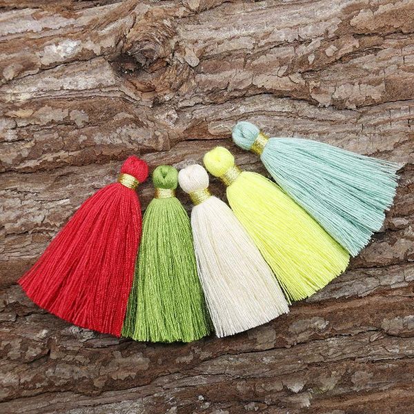 

10pcs gold silk thread decoration fringe trim pendants diy crafts jewelry tassel for earrings garment curtains tassels bag decor h bbybzh