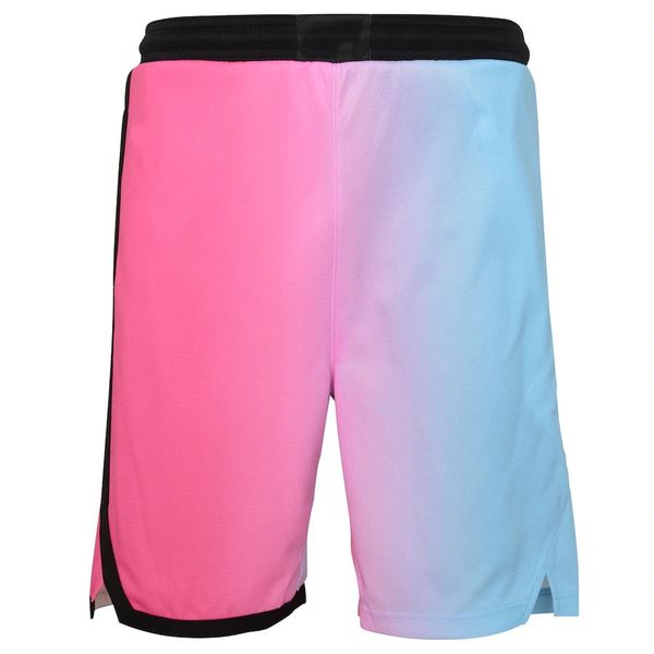 

miami heat men 2020/21 city edition swingman basketball shorts pink pants new uniform, Black;red