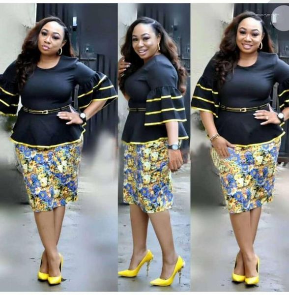 

2018 new arrival fashion style african women plus size sets l-3xl1, Red