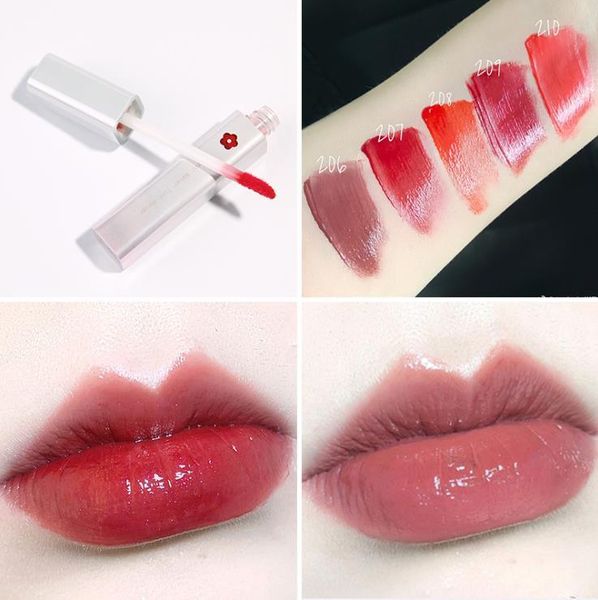

lip gloss judydoll mirror surface glaze stain rotten tomato peach moisturizing hydrating waterproof non-stick cup lipstick