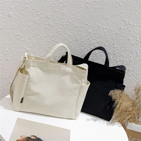 

canvas solid handbag shoulder bag crossbody bag for women 2020 messenger bags women's bolsa feminina sac a main 30ap03