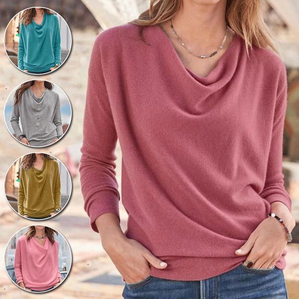 

large size cotton women blouses 2020 autumn new fashion female blouses solid color o neck long sleeve ladies shirt 5xl, White